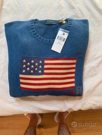 Maglione bandiera americana Ralph Lauren
