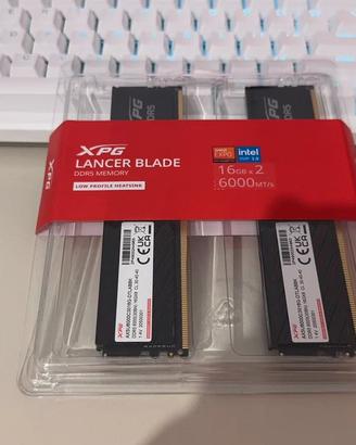 XPG RAM 16GBx2 DDR5 6000MT/S NUOVO