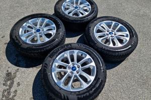 Set 4 Cerchi in Lega Ford 17" + Pneumatici Fulda