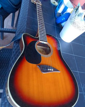 Chitarra acustica elettrificata per mancini KONA