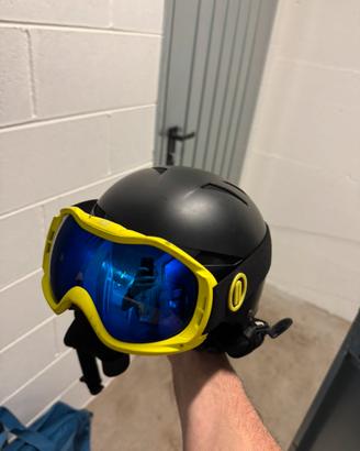 Maschera da snow nitro e casco