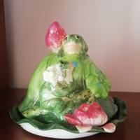 porta formaggio in porcellana 