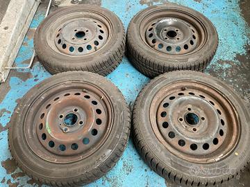 Ruote complete Nissan Micra 2003 165/60 R14 4 stag