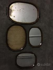 Set vassoi anni 40 vintage autentico patina origin