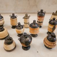 Collezione di 12 bottiglie da fiuto antiche