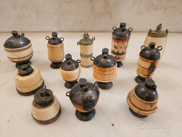 Collezione di 12 bottiglie da fiuto antiche