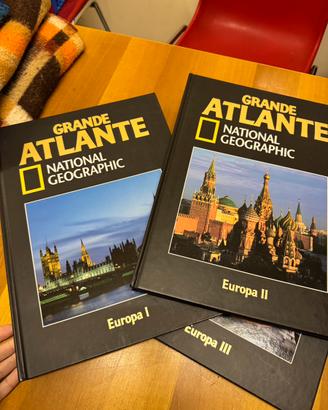 set 3 atlanti vintage “National Geographic”