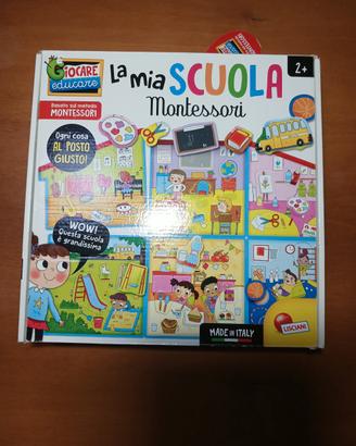 gioco la mia scuola Montessori LISCIANI