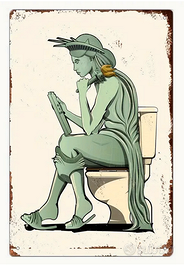 Dipinto su lastra di metallo