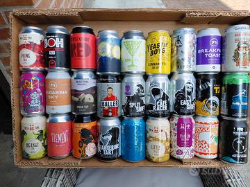 lattine di birra da collezione