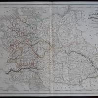 Carta geografica del 1838