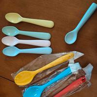 set cucchiai colorati silicone nuovi
