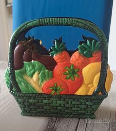 Porta tovaglioli cesto di frutta