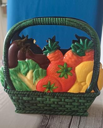 Porta tovaglioli cesto di frutta