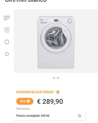 Lavatrice nuova in suo imballaggio. 