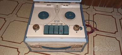 Registratore a bobine Lesa renas P4 anni 50 60