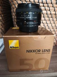 Obiettivo Nikon Nikkor af 50mm f/1.8D