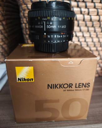 Obiettivo Nikon Nikkor af 50mm f/1.8D