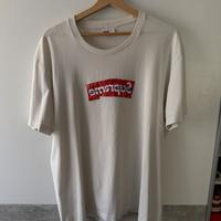 T-shirt Box Logo Supreme Comme de Garcon XL white