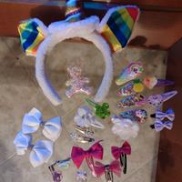 Venti fermagli per capelli bimba 