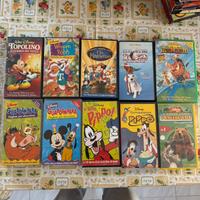 10 videocassette VHS Walt Disney anni 90 - 2000