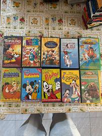 10 videocassette VHS Walt Disney anni 90 - 2000