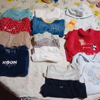 abbigliamento neonato 0-3 mesi e 3 -6 mesi inverna