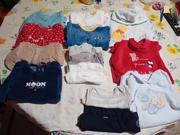 abbigliamento neonato 0-3 mesi e 3 -6 mesi inverna