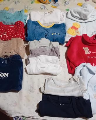abbigliamento neonato 0-3 mesi e 3 -6 mesi inverna