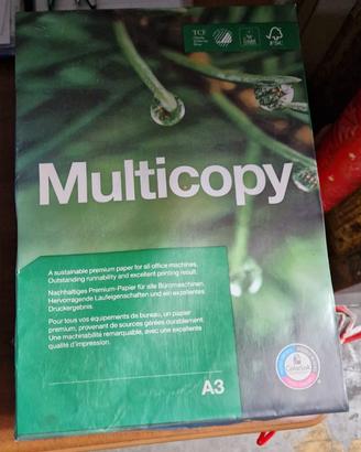 Risma di carta formato A3 Multicopy