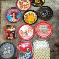 11 VASSOI PORTAVIVANDE COCACOLA BIRRA VARIA NATALE