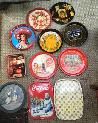 11 VASSOI PORTAVIVANDE COCACOLA BIRRA VARIA NATALE