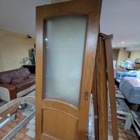 3 porte da 80 legno e vetro