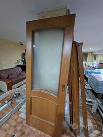 3 porte da 80 legno e vetro