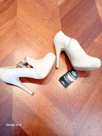 Scarpe donna artigianali pelle scamosciata 37