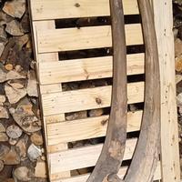 Antica slitta per trasporto legname