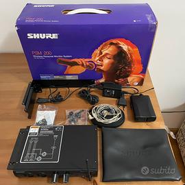 Shure in ear-monitor psm 200 + cuffie