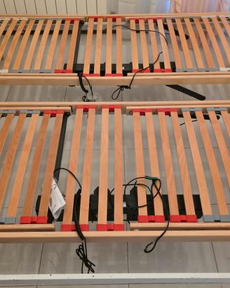 1/2 Reti doghe legno Elettriche 190x80 e materassi