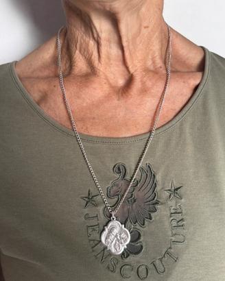 Collana vintage “Prima Comunione” in argento 925