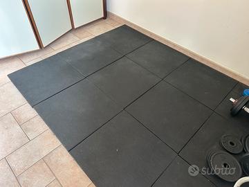 Tappeto gommato professionale REX GYM 50x50