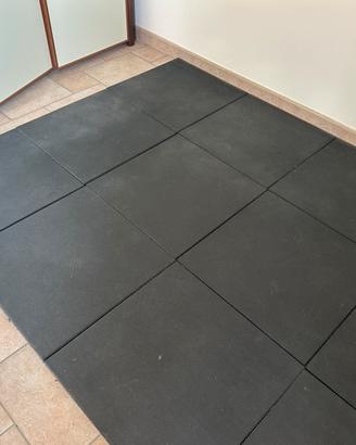 Tappeto gommato professionale REX GYM 50x50