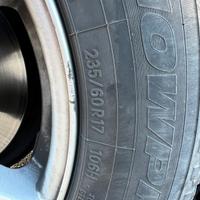 Cerchi 17 con gomme 235 60 R17 invernali