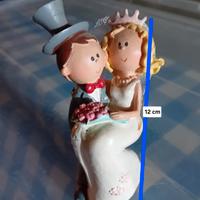 COPPIA SPOSINI IN CERAMICA