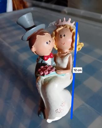COPPIA SPOSINI IN CERAMICA