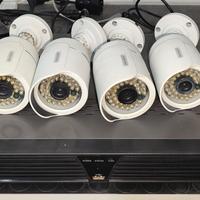 NVR OLYMPUS 8CH POE VR HDMI CON HDD da 1TB e 4 cam