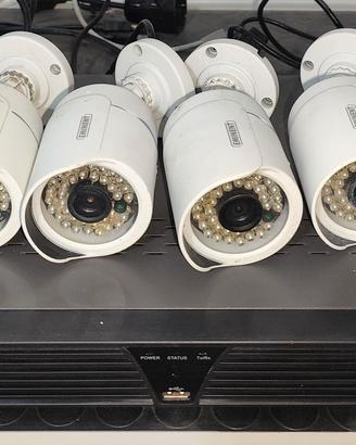 Telecamere sorveglianza NVR OLYMPUS POE VR HDMI