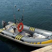 Gommone tecno 550+motore+ carrello