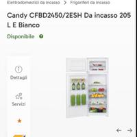 Frigo da incasso candy