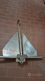 Ancora Danforth kg 7 acciaio inox