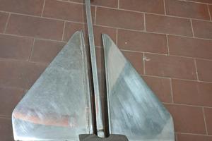 Ancora Danforth kg 7 acciaio inox